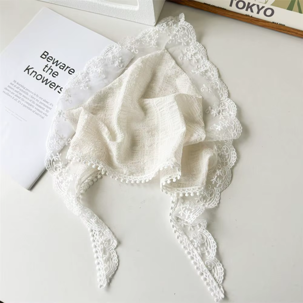 Coréen rayé femmes écharpe laine tricoté rayé Triangle foulard pour femmes Hijab mode haut de gamme
