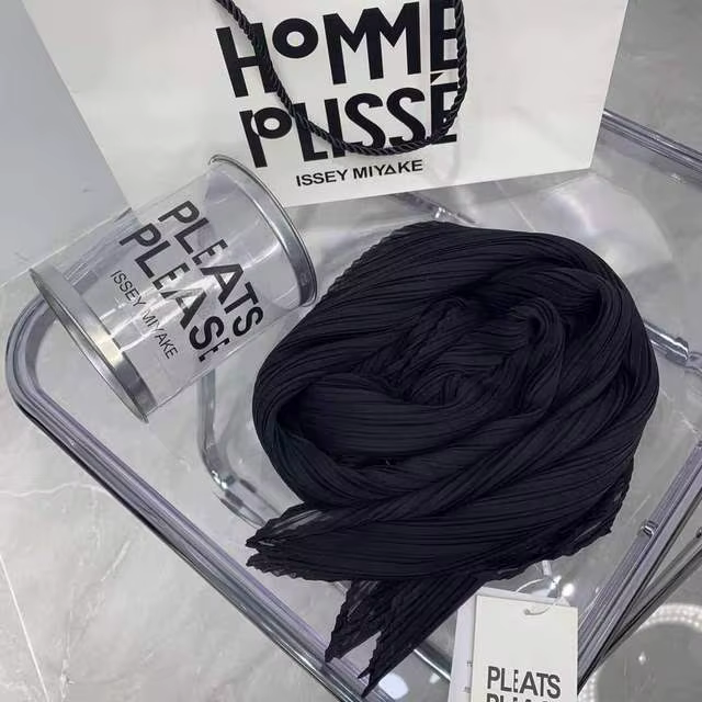 Ata Yake-Écharpe Plissée pour Femme, Châle en Tissu, Mode Coréenne, Foulard de Protection Solaire Mi