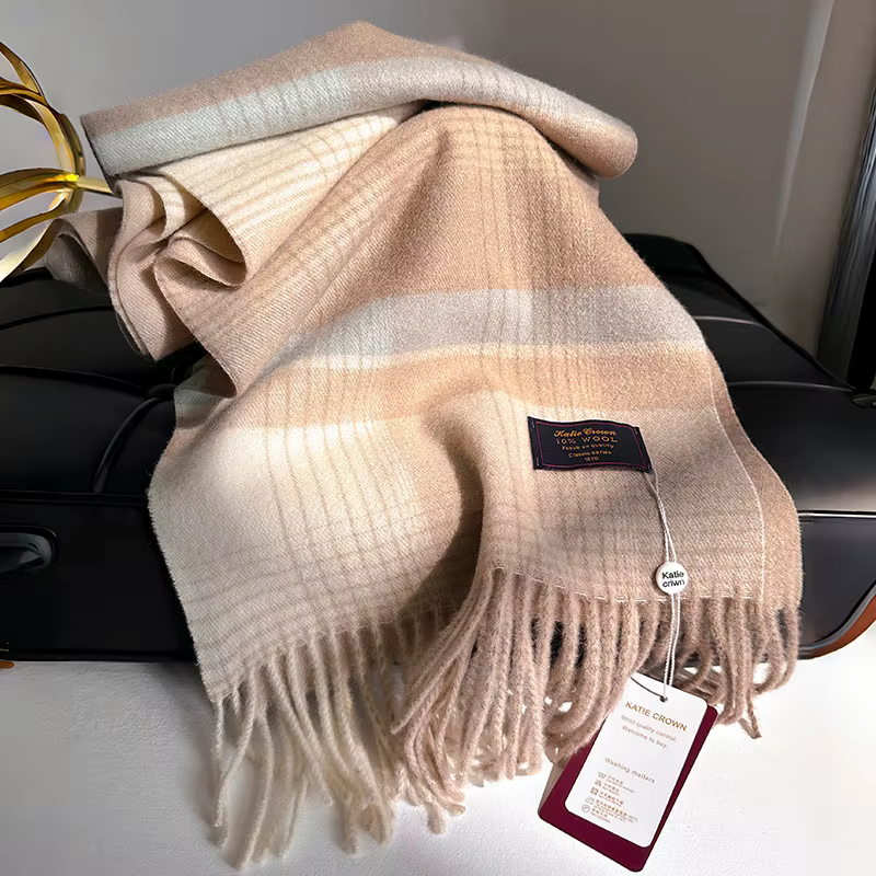 Nouveau chaud châle femmes écharpe de luxe cachemire hiver couverture enveloppes décontracté Plaid i