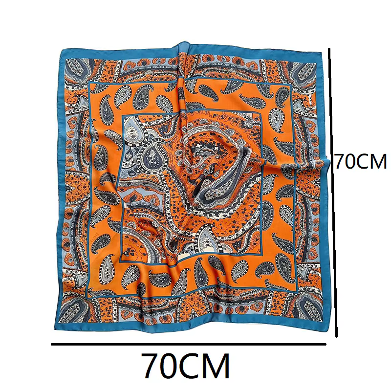 Injplanchers f-Foulard de Luxe de la raq pour Femme, Écharpe Carrée de Styliste, SJ01