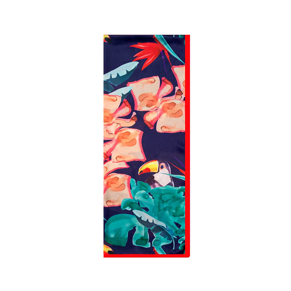 Foulard en soie à la mode pour femmes, sensation de satin véritable, léger, Style de luxe, adapté à