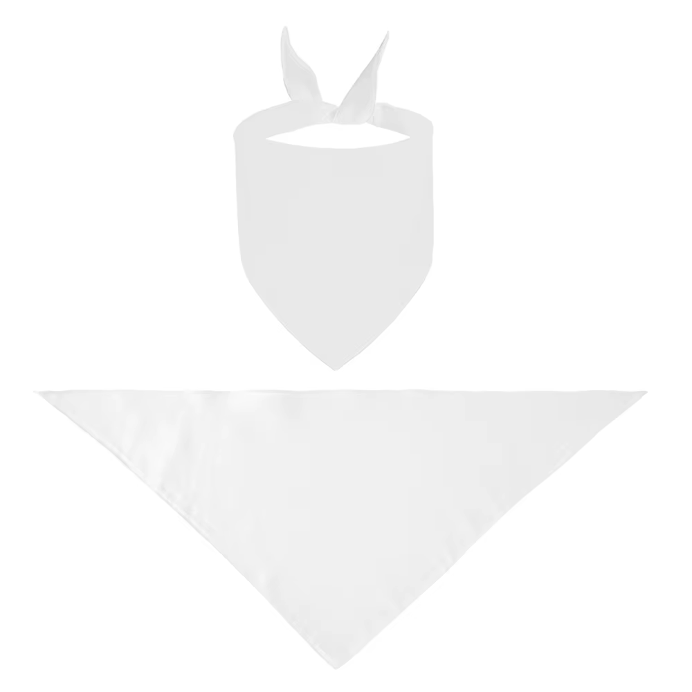 Foulard triangulaire personnalisé en coton 100% pour hommes et femmes, idéal pour mariages et fêtes,