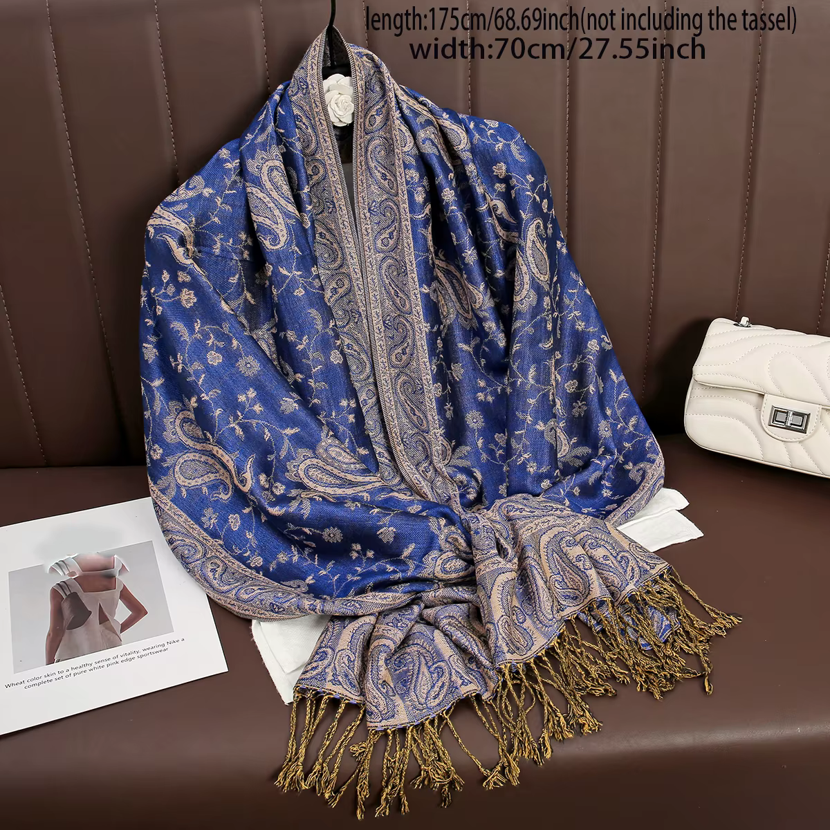 Marque de luxe automne cachemire Pashmina châle dame Wrap chaud hiver foulards Design imprimé femme