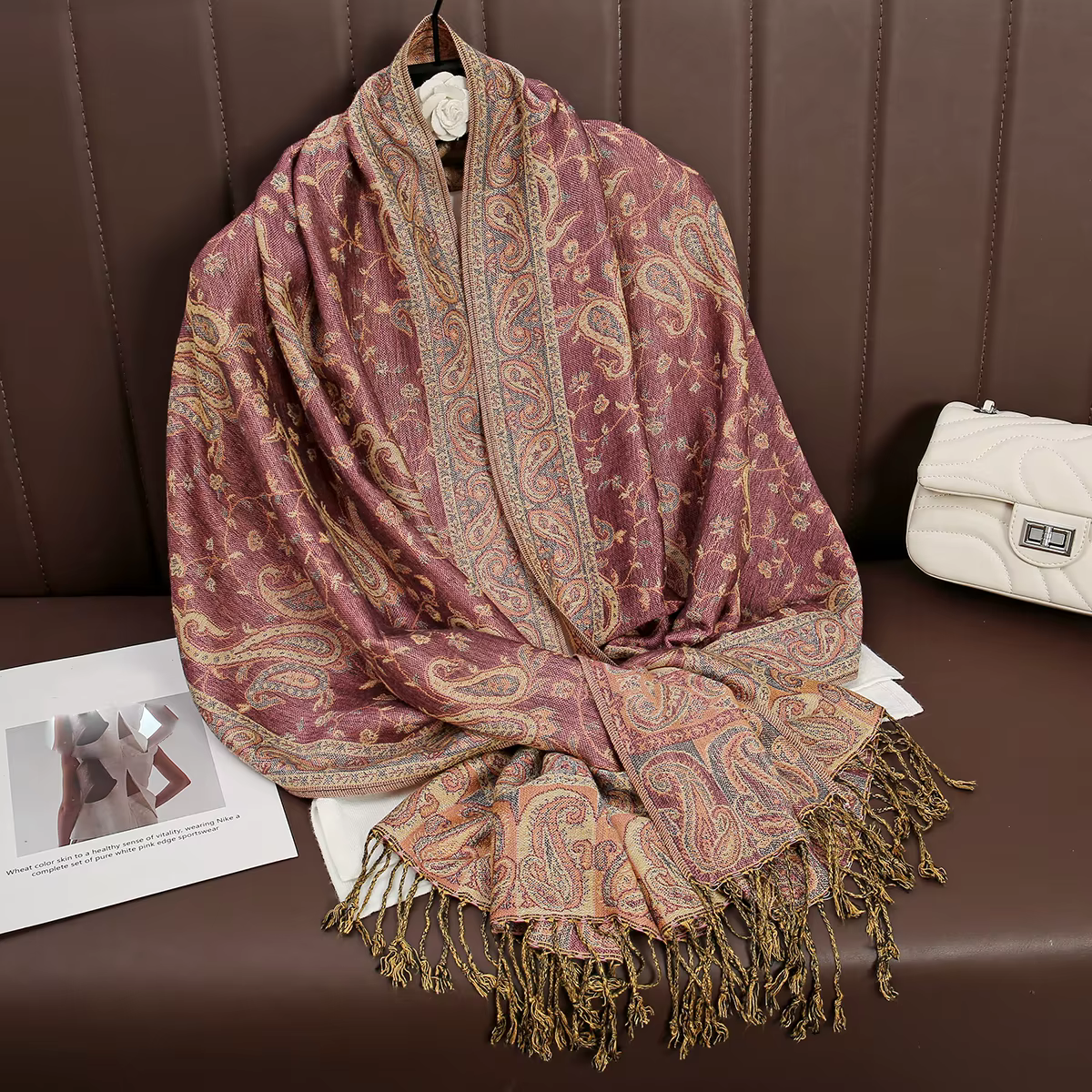 Marque de luxe automne cachemire Pashmina châle dame Wrap chaud hiver foulards Design imprimé femme
