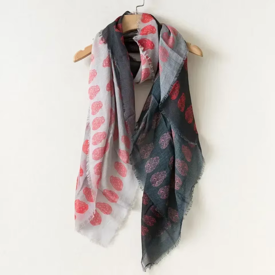 Écharpe chaude en coton Modal pour femmes, Style quatre saisons, grande écharpe carrée