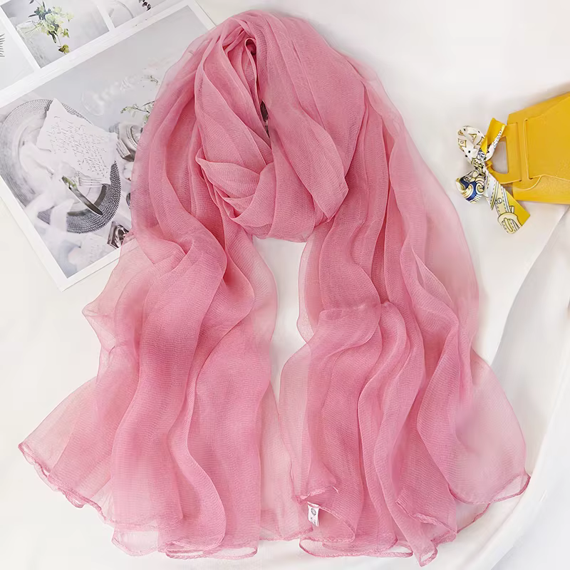 BYSIFA-Foulard Hijab Noir Élégant à Col Long, Châle de Marque, Accessoires de Printemps et Automne, 