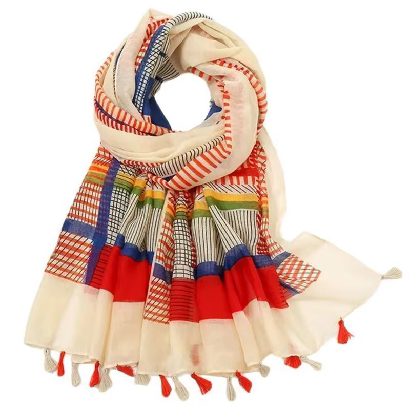 Châle écharpe tendance 39BB, enveloppe Vintage pour les voyages les sports en plein air 180cm