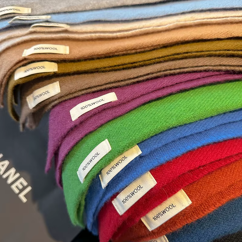 100% laine Style coréen hiver mode chaud tricoté triangulaire Hijab écharpe femmes foulard châle mul