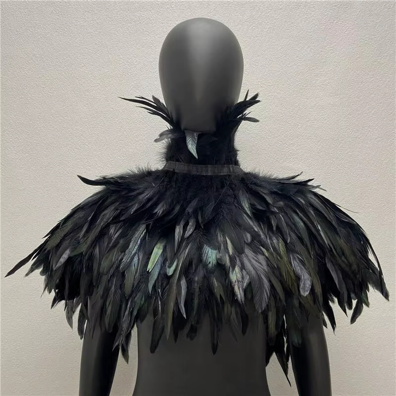Dress Cape Halloween Wedding Party Shawl Scarf Women Neck Scarves Woman Gothic Style Turkey Shawls F