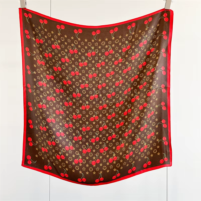 Foulard en soie pour femmes, nouvelle collection printemps été, soie de mûrier, imprimé élégant, car