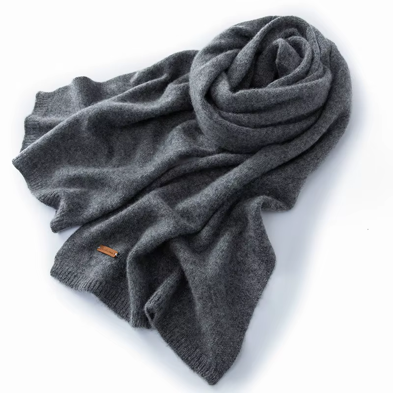 Femmes 100% pur cachemire écharpe hiver chaud doux confortable tricot longue enveloppement mode déco