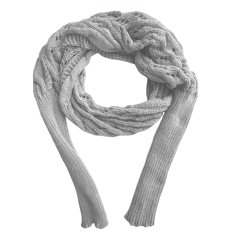 Écharpe multifonctionnelle à manches pour femmes, châle d'hiver avec manches, couleur unie, écharpe 