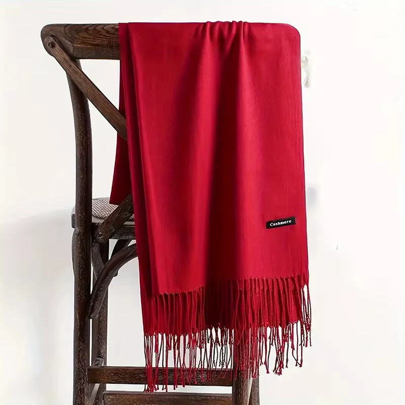 Écharpe Pashmina pour femmes, châles en cachemire doux, sensation de foulard, voyage, bureau, hiver,