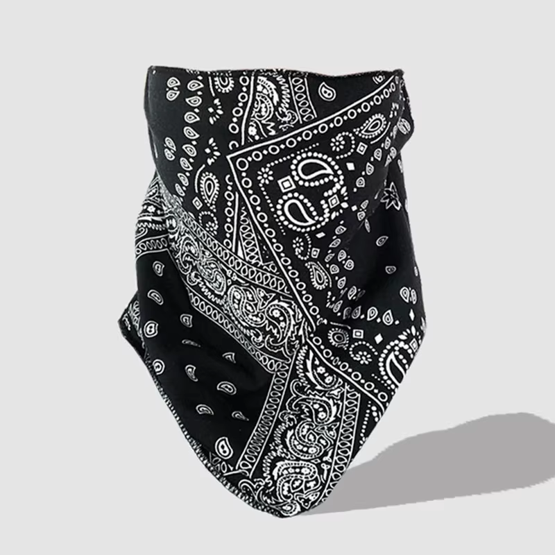 Cache-cou Paisley anti-UV, masque facial de cyclisme unisexe, bandana hip-hop pour moto avec boucles
