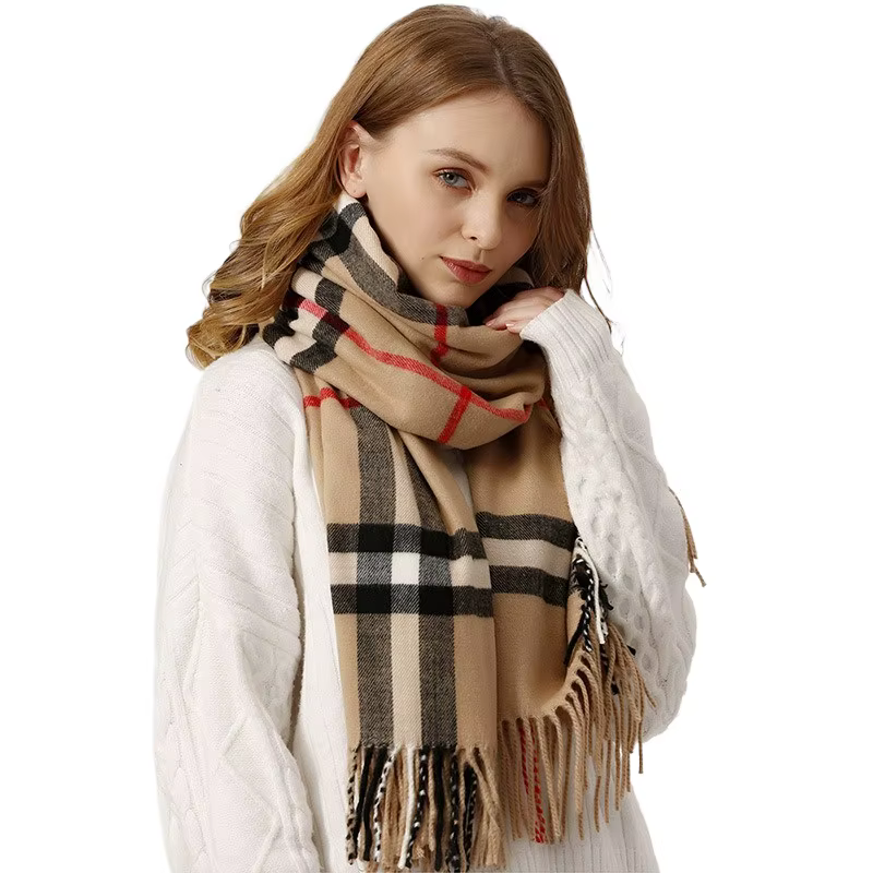 Enveloppement Pashmina en cachemire de luxe – Écharpe d'hiver haut de gamme pour femmes et hommes, d