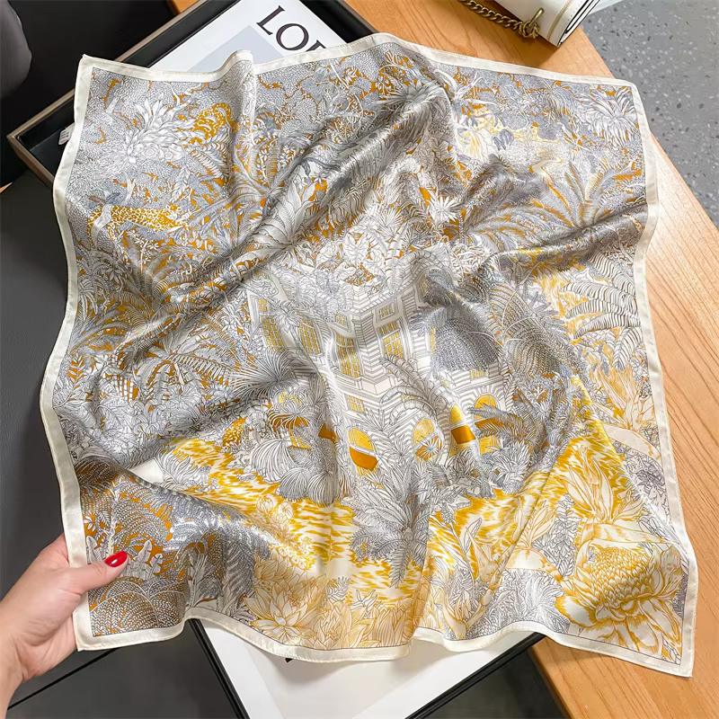100% véritable Foulard en soie nouveau châle naturel enveloppes femmes dames mode foulards Foulard B