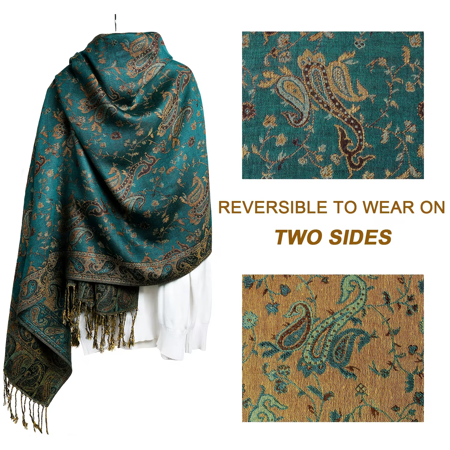 Marque de luxe automne cachemire Pashmina châle dame Wrap chaud hiver foulards Design imprimé femme