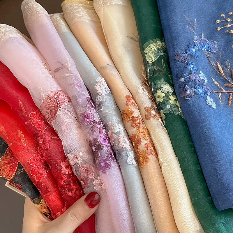 Écharpe en laine chaude pour femme, châles monochromes, pashmina floral Bufanda, écharpes de luxe br