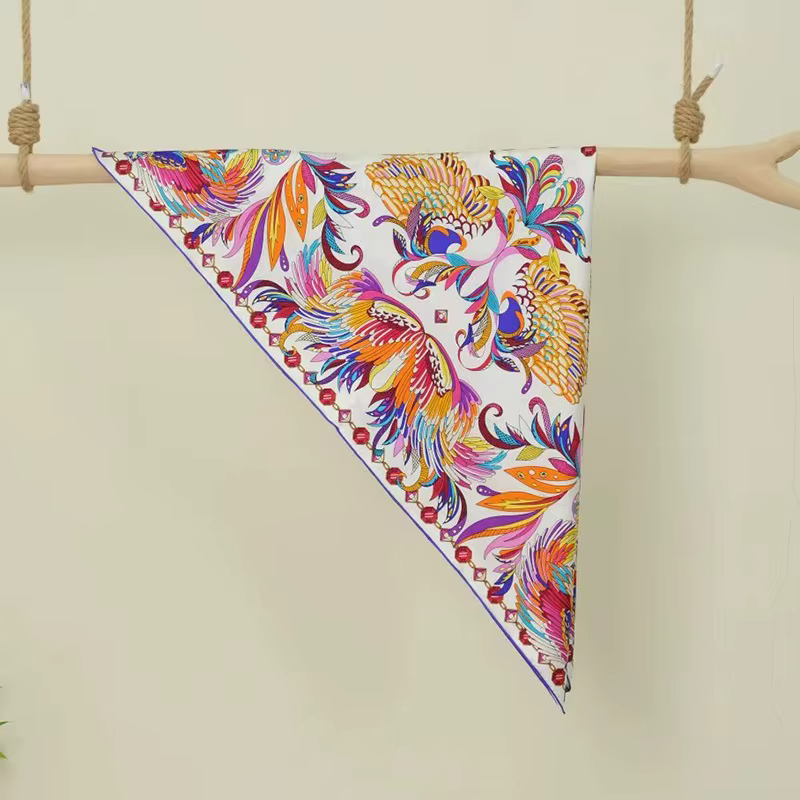 Foulard de la présidence Mulberry Injplanchers f, grand carré 90, écharpes Hijab, 100%