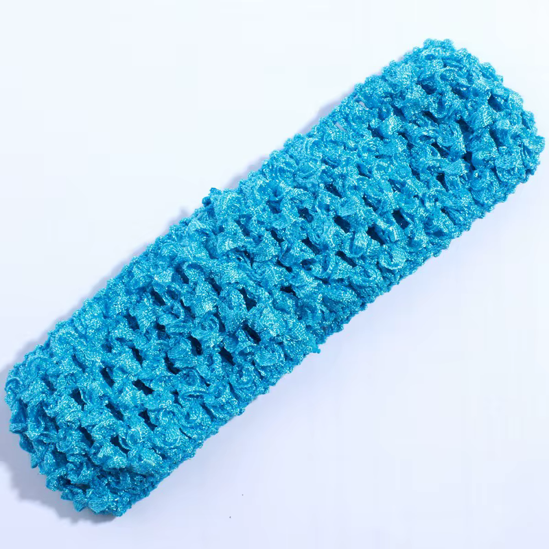 Bande élastique au crochet pour cheveux, bandeau de sauna en tricot évidé, bandeau pour couvre-chef,