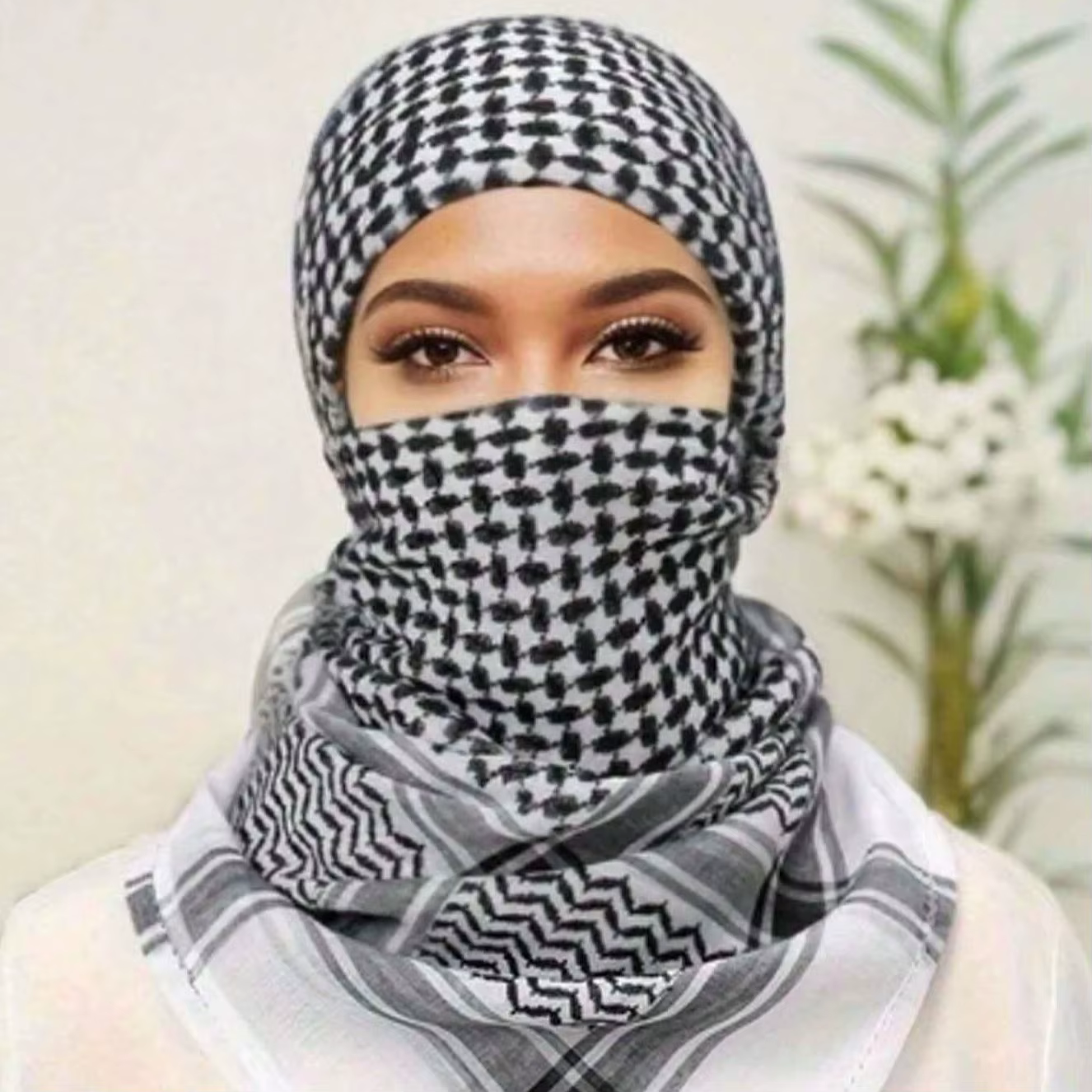 Offre spéciale arabe Keffiyeh Shemagh écharpe coton hiver châle cou plus chaud couverture tête envel