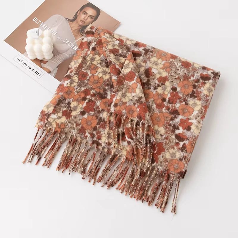 Femmes hiver écharpe Paisley imprimé cachemire Pashmina châles enveloppes Hijab châles et enveloppes
