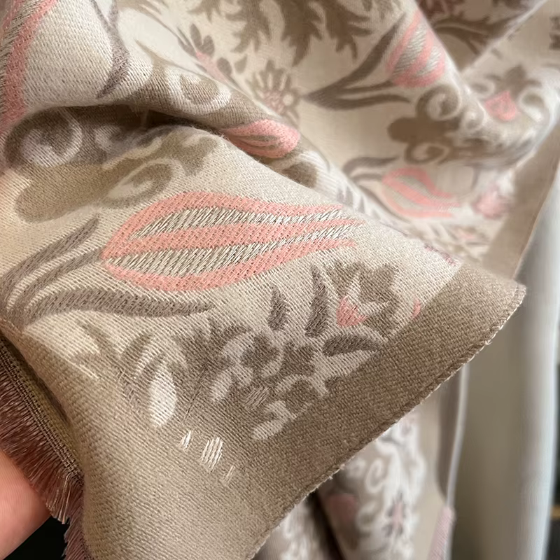 Écharpe chaude en cachemire pour femmes, couverture Pashmina de luxe, châle épais, foulard à la mode