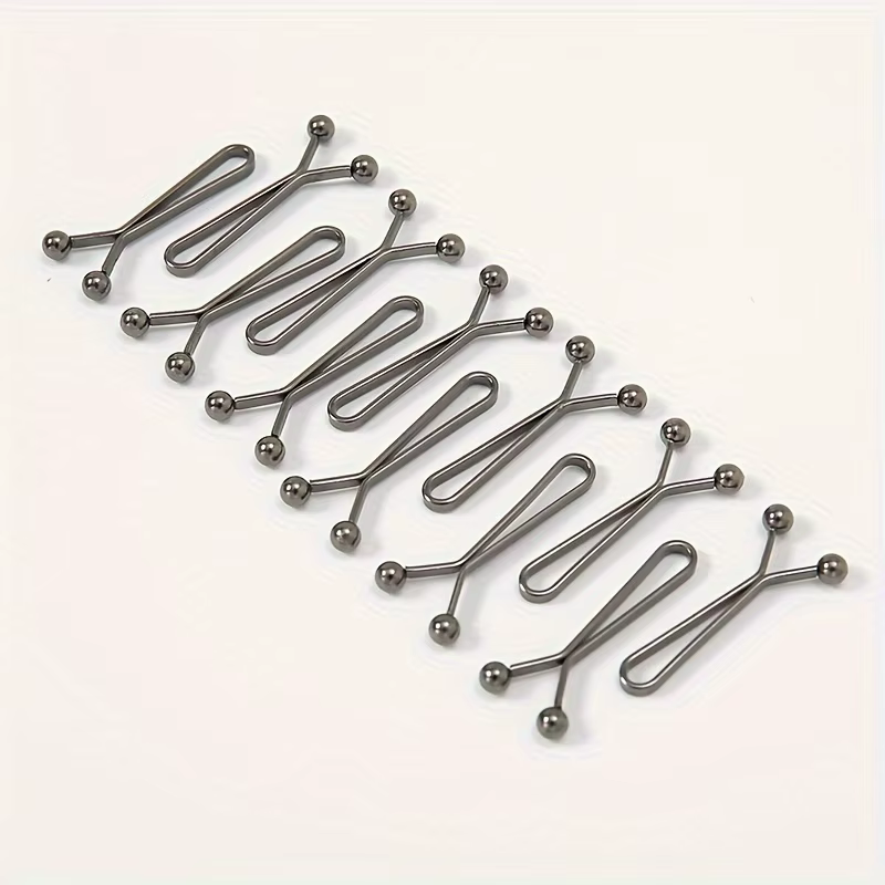 Clips d'écharpe réglables, 12 pièces, Clips multifonctionnels pour Hijab sécurisé, sujets les manche