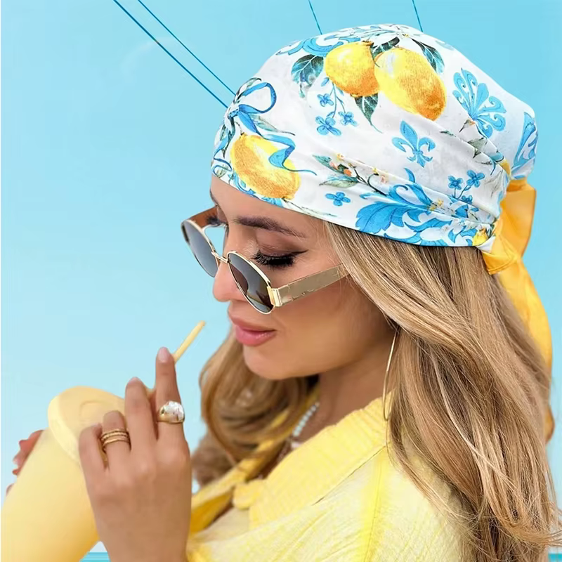 Foulard carré en soie de luxe pour femme, bandana en satin, écharpe douce d'été, hijab, foulard pour
