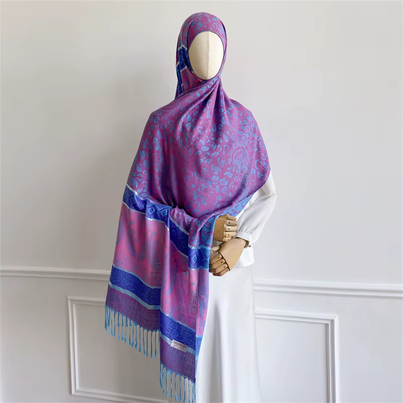 2025 nouveau luxe automne cachemire Pashmina châles femmes chaud Jacquard foulards dame Wrap Foulard