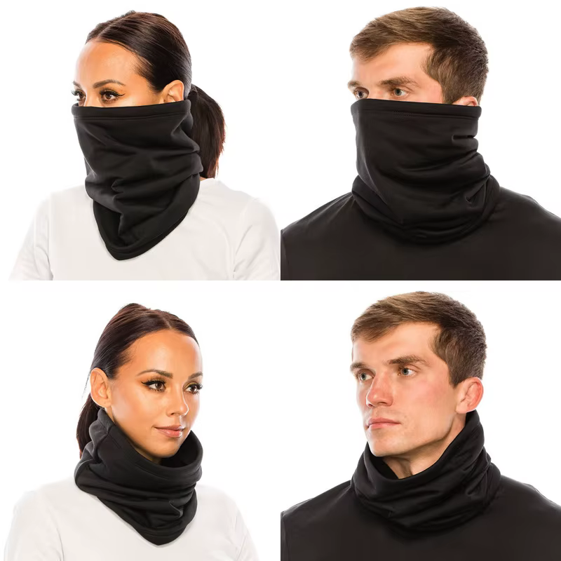 Polaire cou Tube écharpe hiver oreille plus chaud pêche patinage course Sport écharpe réglable cou c