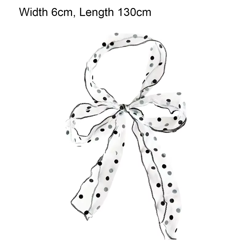 Écharpe en maille de dentelle douce pour femmes, accessoire de cou léger et polyvalent d'été avec ru