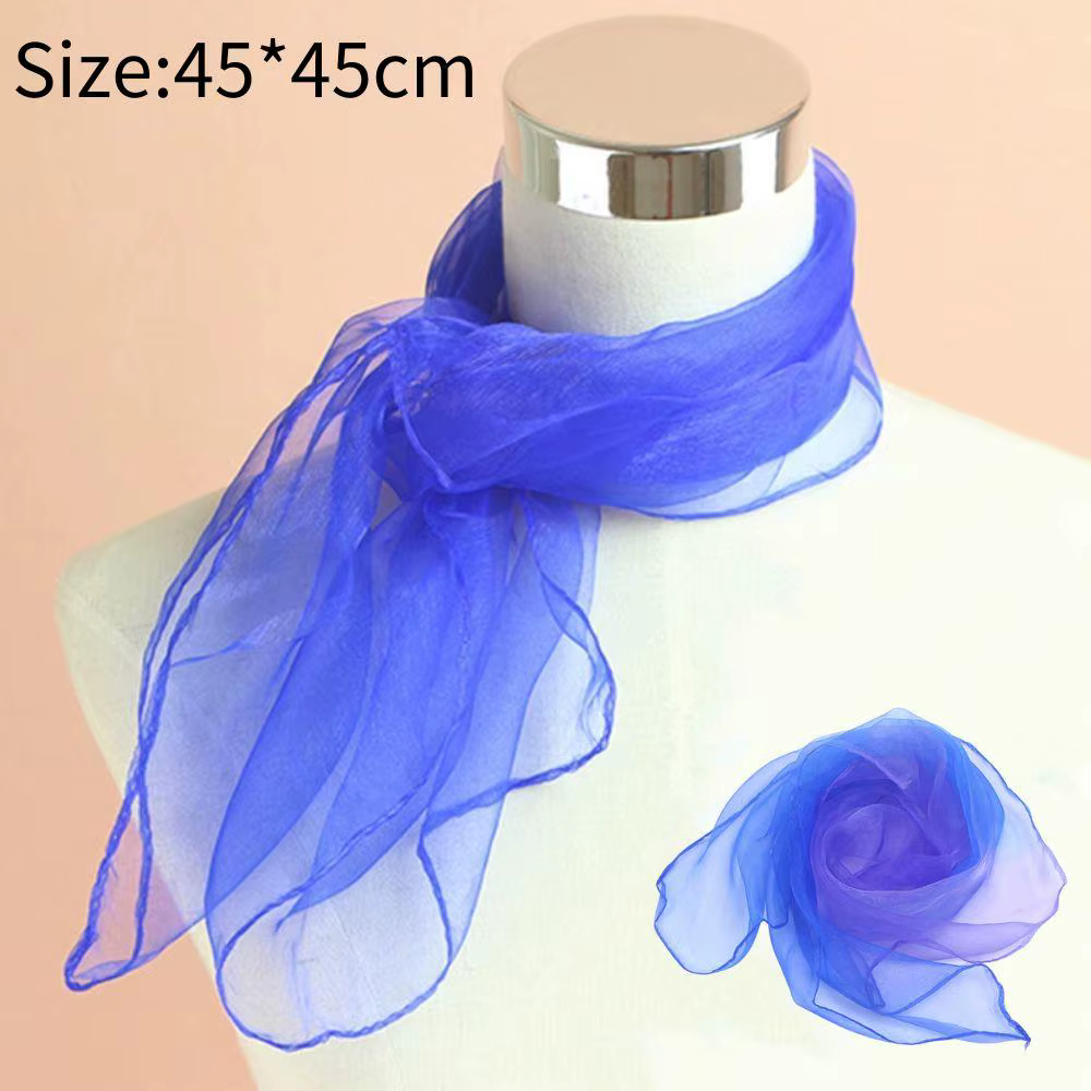 Doux Floral dentelle cheveux écharpe enveloppes femmes Triangle foulard mince respirant ruban rétro