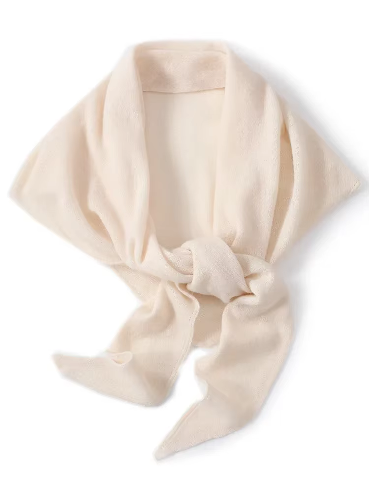 Écharpe châle triangulaire grande taille tendance 100 % laine pour femme, accessoires tricotés, cape