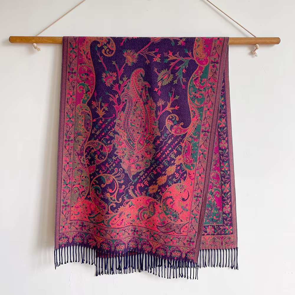 Gland couverture conception épaisse Pashmina nouveau hiver chaud châle enveloppement cachemire échar