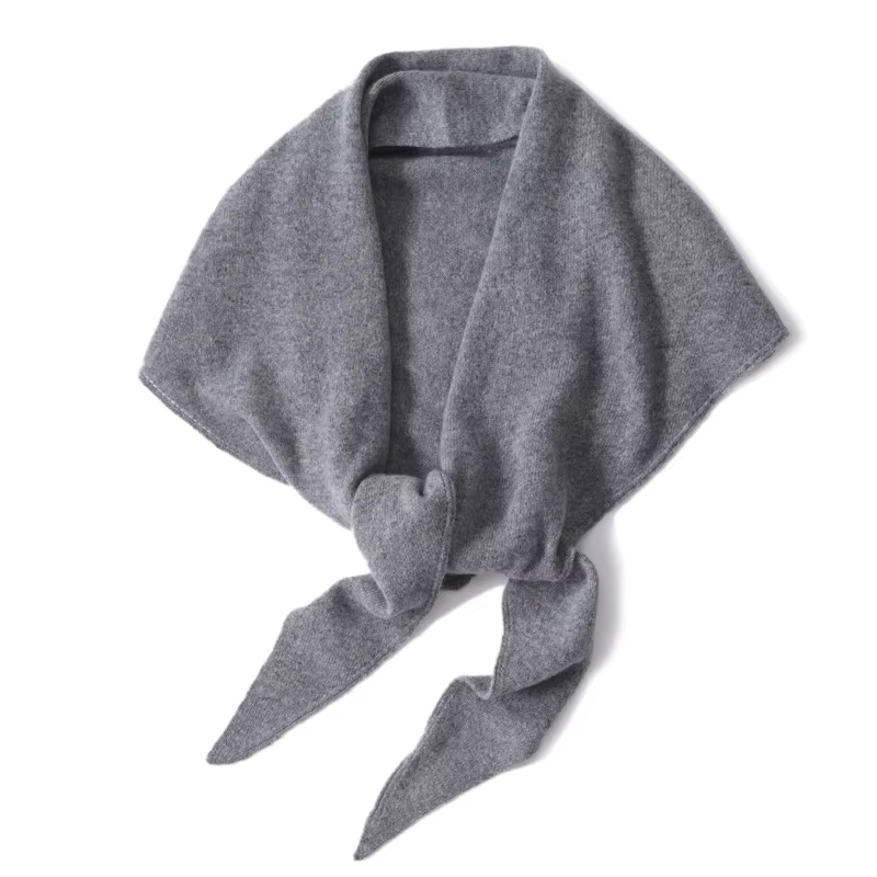 100% laine tricoté grand Triangle châles écharpe femmes automne hiver doux chaud doux élégant Cape P