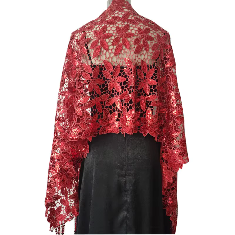 Châle à franges à paillettes, nouveau Design, élégant, luxe, Chic, pour dîner occidental, Banquet, r