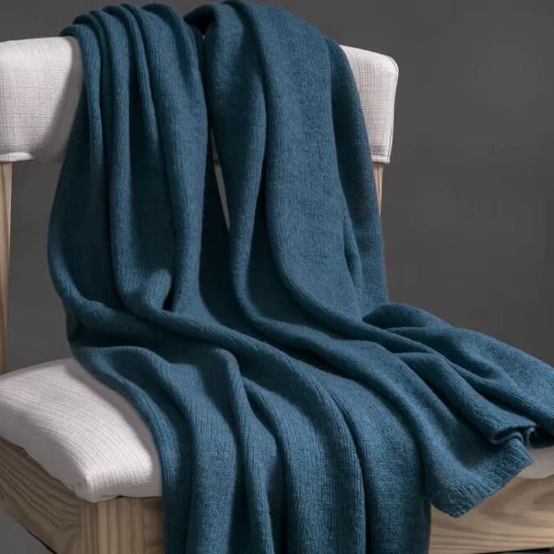Écharpe longue en laine épaissie pour femme