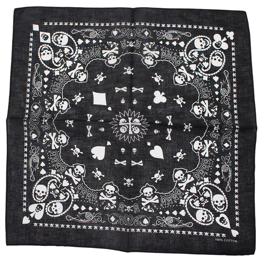Foulard Bandana carré 100% coton