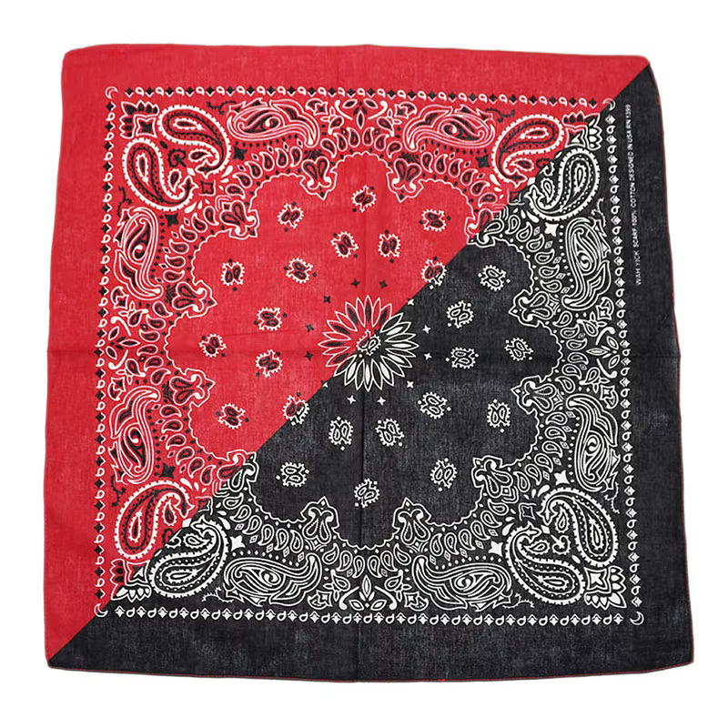 Foulard Bandana unisexe en coton, style Hip Hop, carré, imprimé, mouchoir
