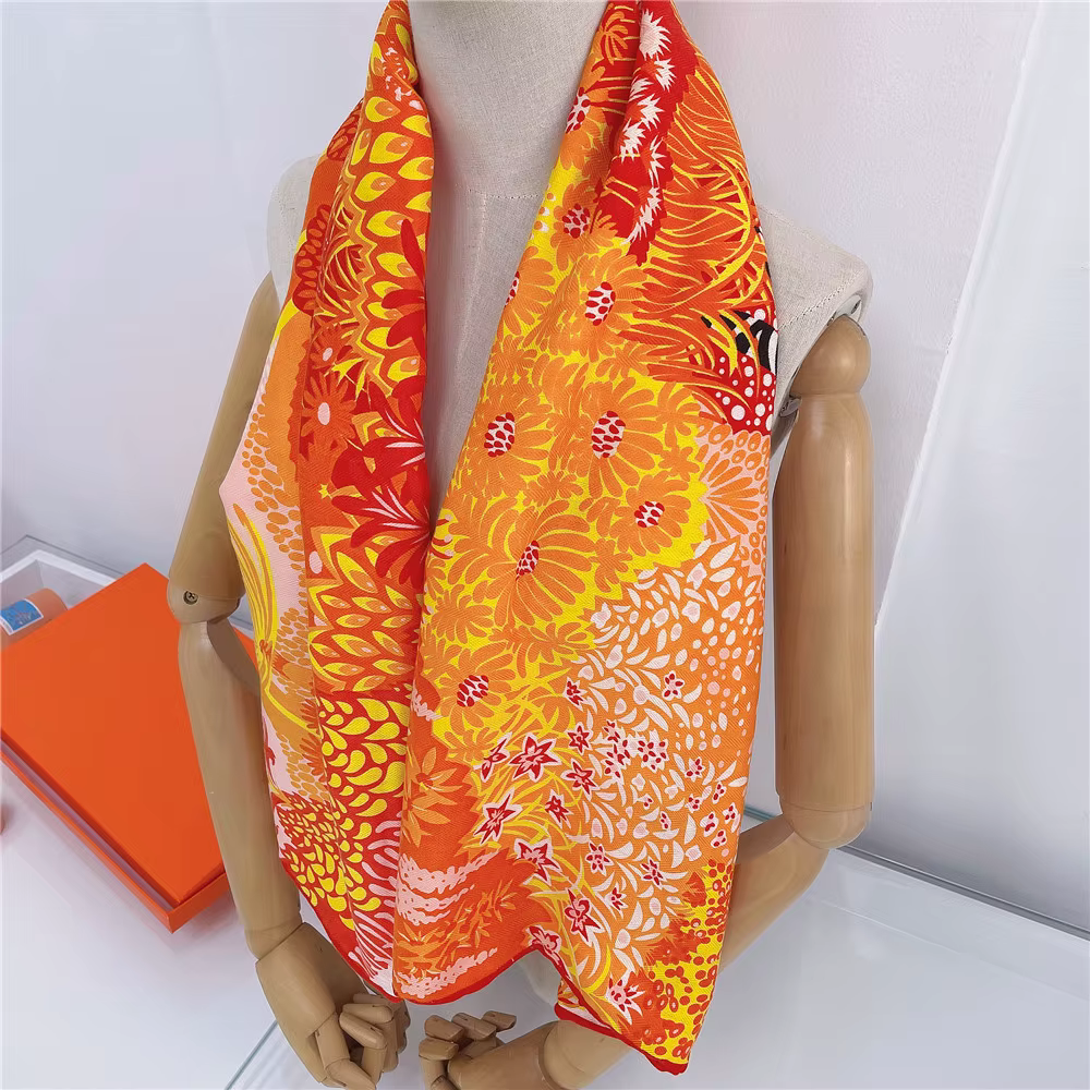 POBING – foulard en cachemire de soie pour femme