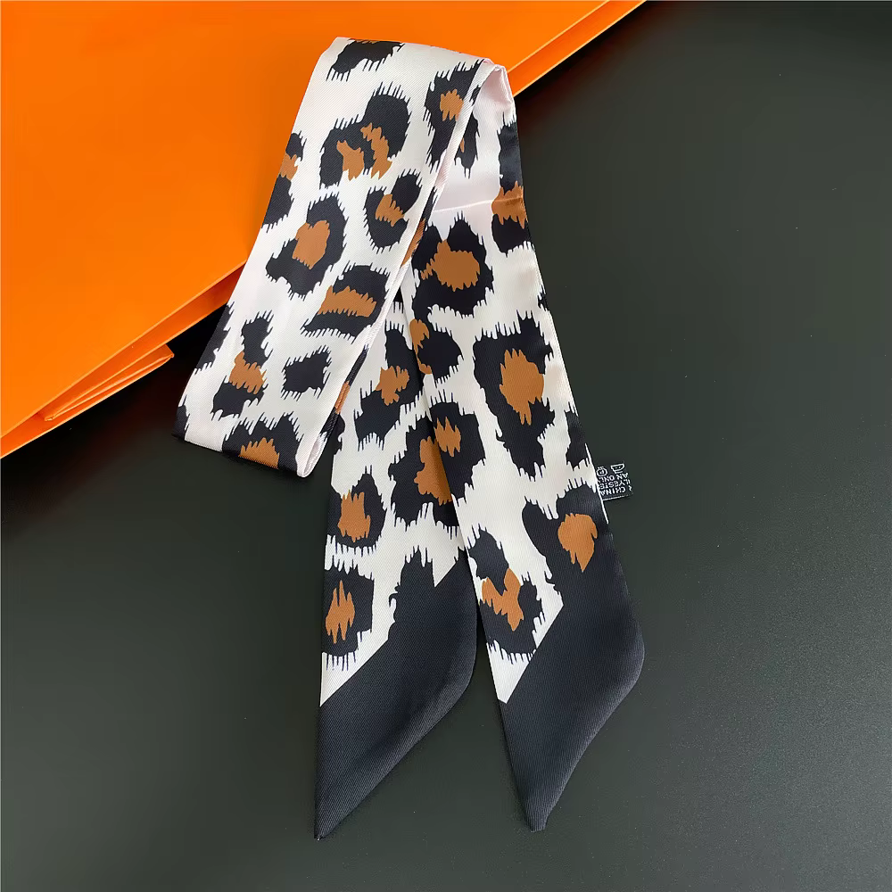 Foulard d'été imprimé léopard pour femmes
