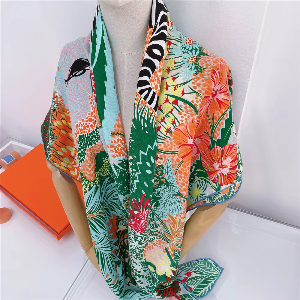 POBING – foulard en cachemire de soie pour femme