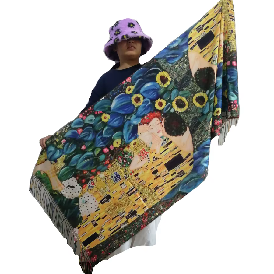 Gustav Klimt – écharpe en cachemire pour femme