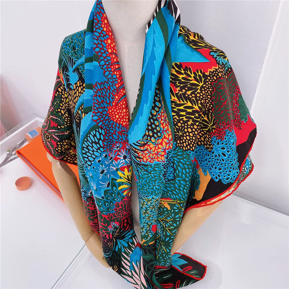 POBING – foulard en cachemire de soie pour femme