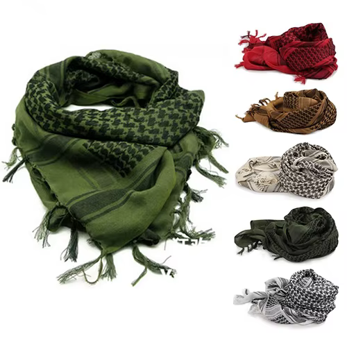 Écharpe de chasse militaire Shemagh désert Keffiyeh tête cou