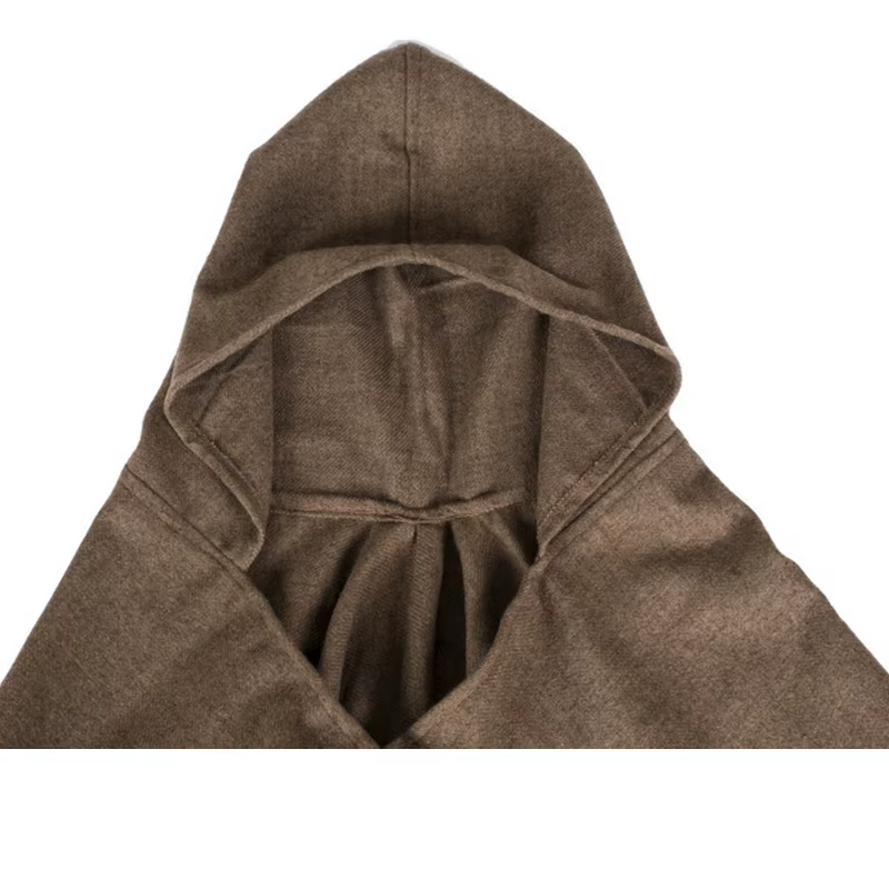 Nouveau design 100% foulard acrylique femme automne/hiver chaud mode cape poncho 130*150CM noir/gris/vin rouge/kaki tippet châle