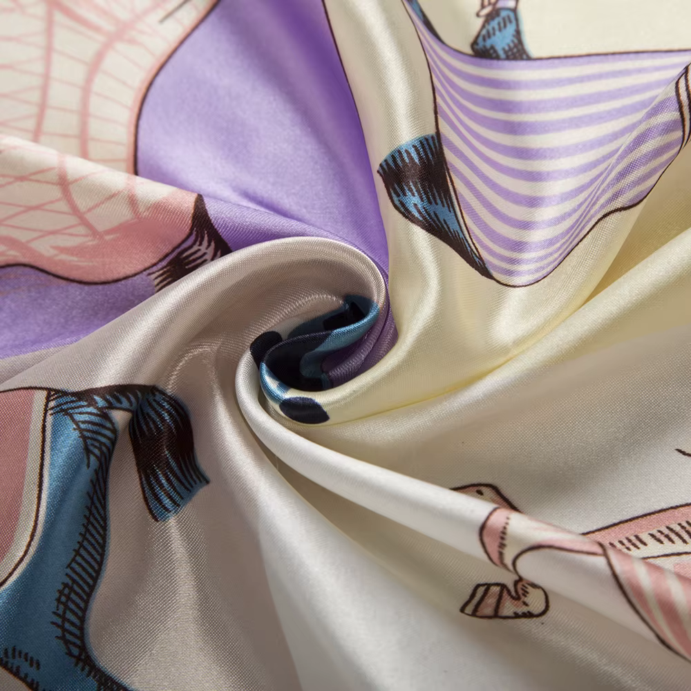 Foulard en Satin de soie pour femmes