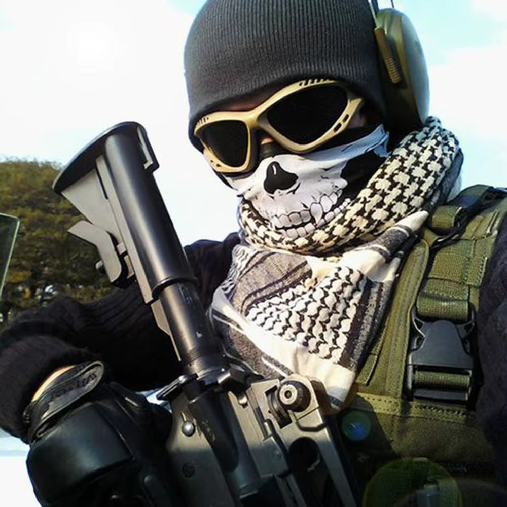 Crâne imprimé hommes femmes écharpe magique foulards en Polyester moto escalade sport Bandanas chapeaux tubulaire casquette Tube masque facial