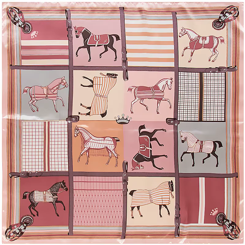 Foulard en Satin de soie pour femmes